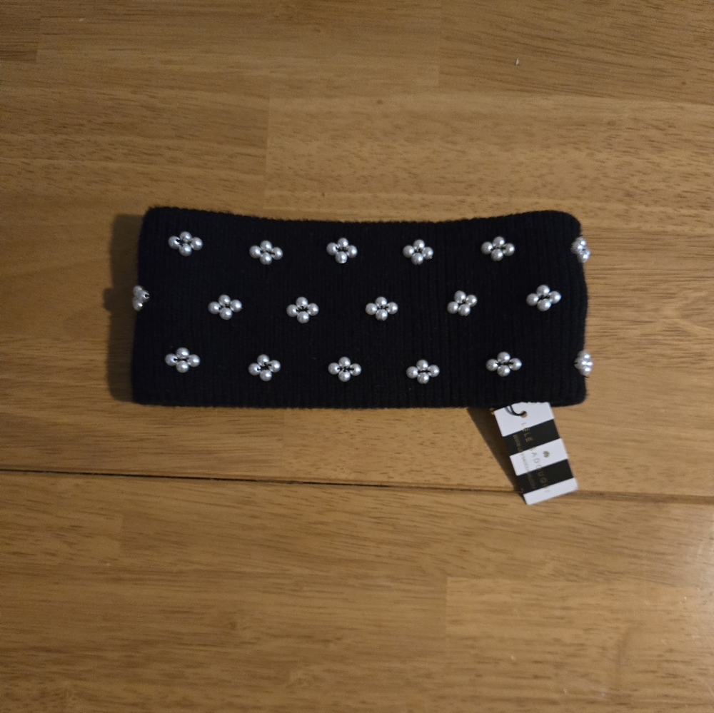 NWT Lele Sadoughi Pearl Cluster Ear Warmer Headband